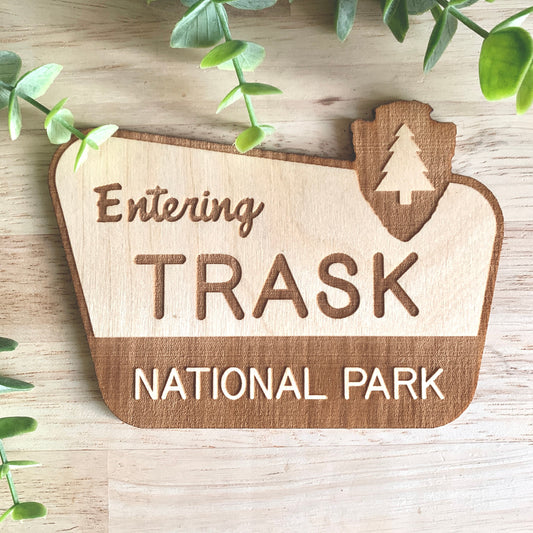 National Park Sign / Baby Name Sign / Last Name Sign / Wooden Name Sign / Baby Announcement Sign