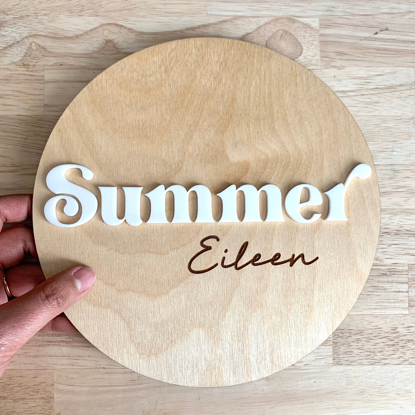 Baby Name Sign / Baby Photo Prop / Pregnancy Announcement / Custom Baby Name Sign