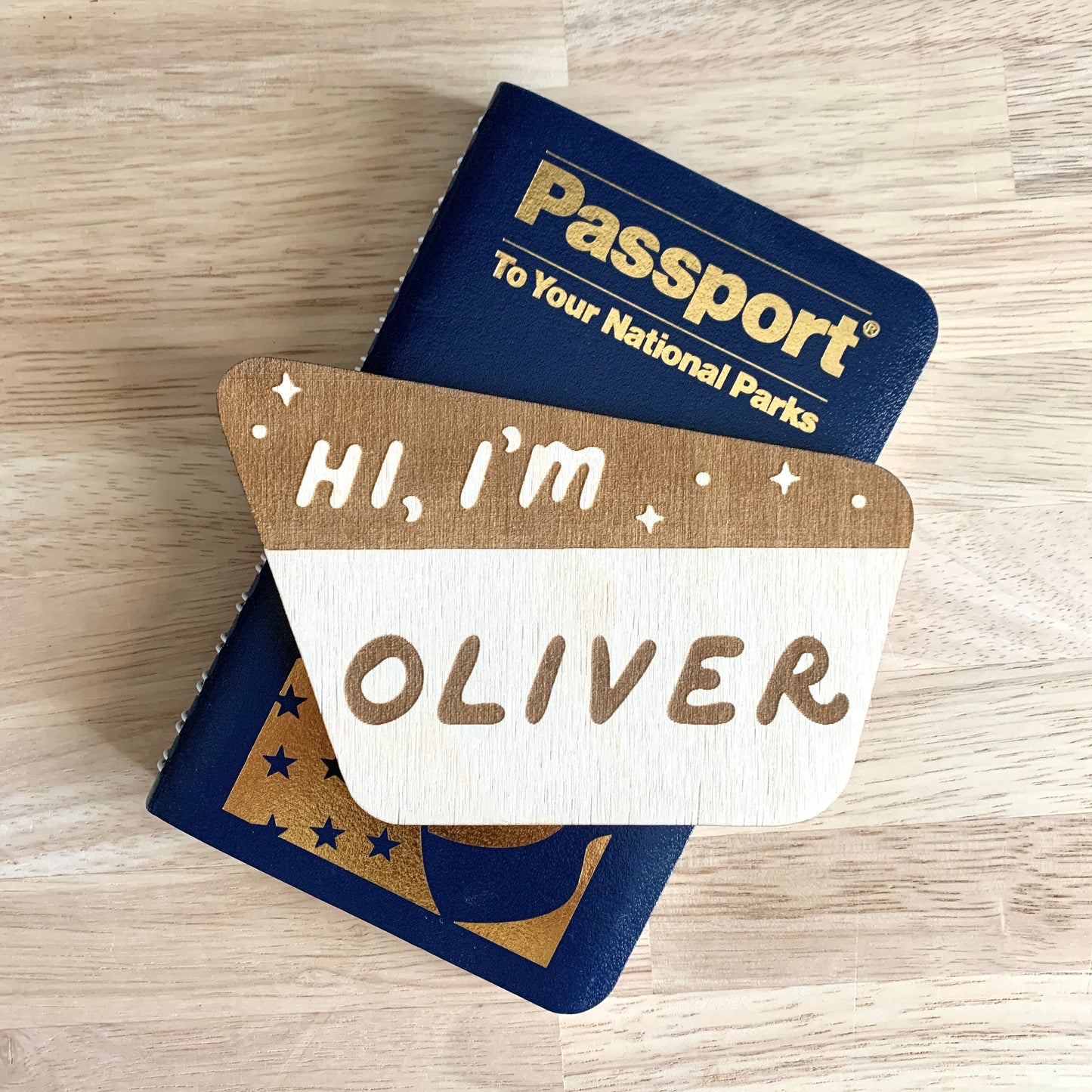 National Park Sign / Baby Name Sign / Hi I'm / Custom National Park Sign
