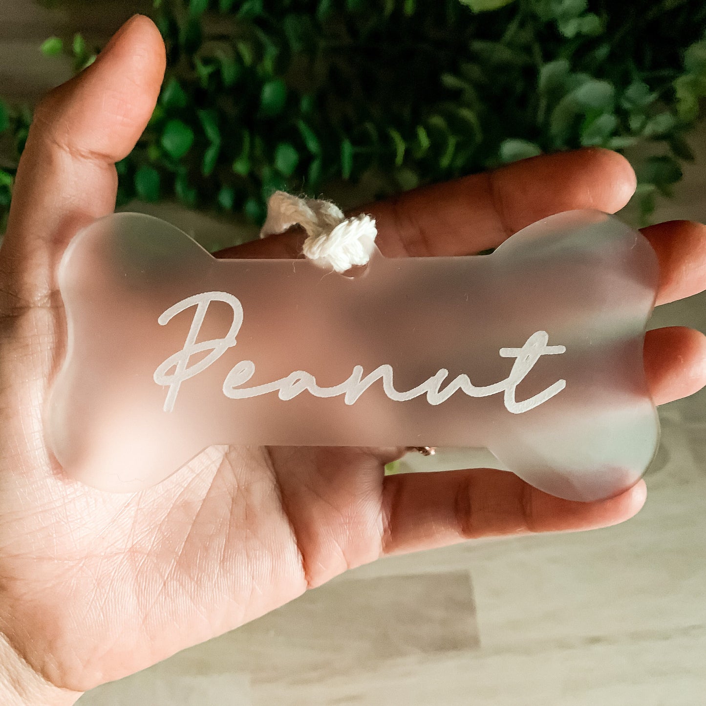 Dog Bone Personalized Christmas Ornament | Pet Ornament