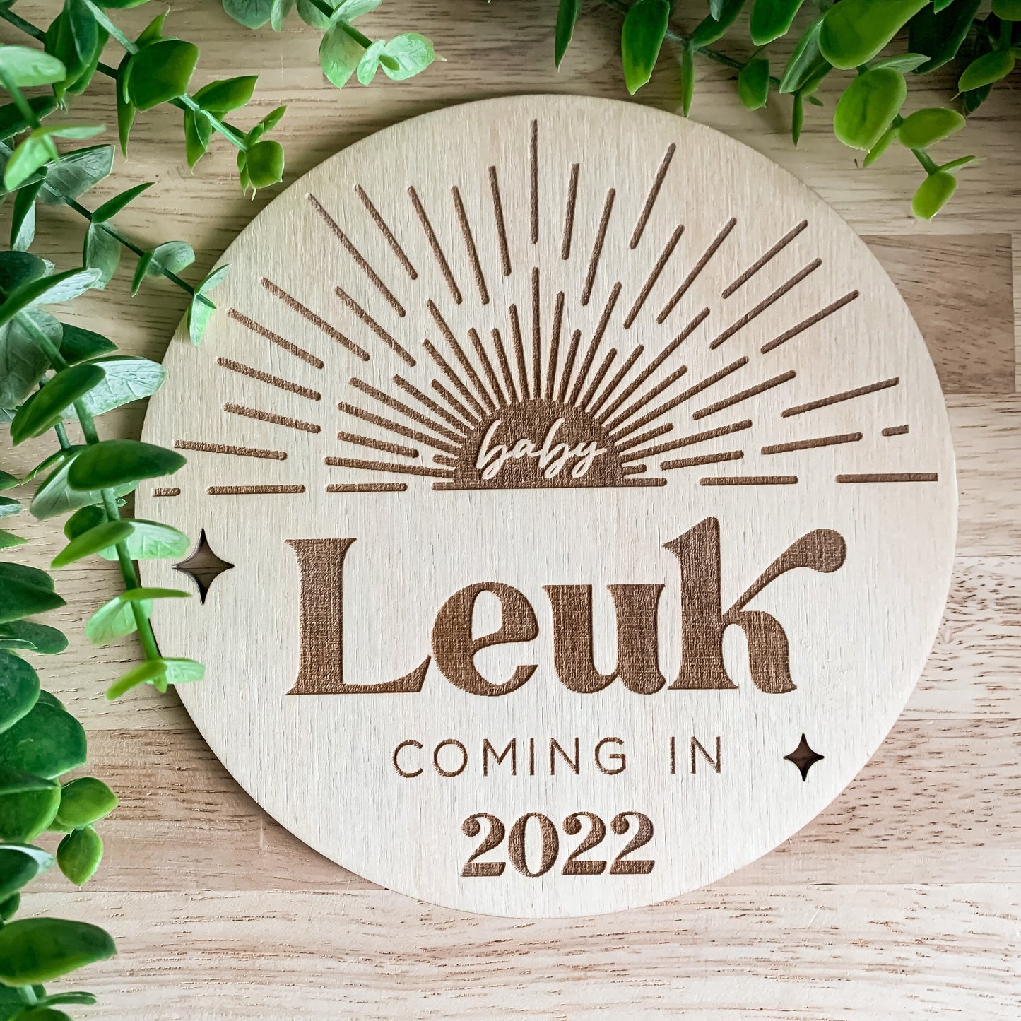 Baby Name Sign / Baby Photo Prop / Pregnancy Announcement / Wooden Sign