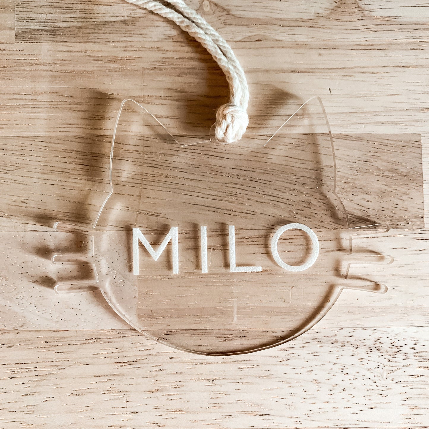Cat Name Personalized Christmas Ornament | Pet Ornament
