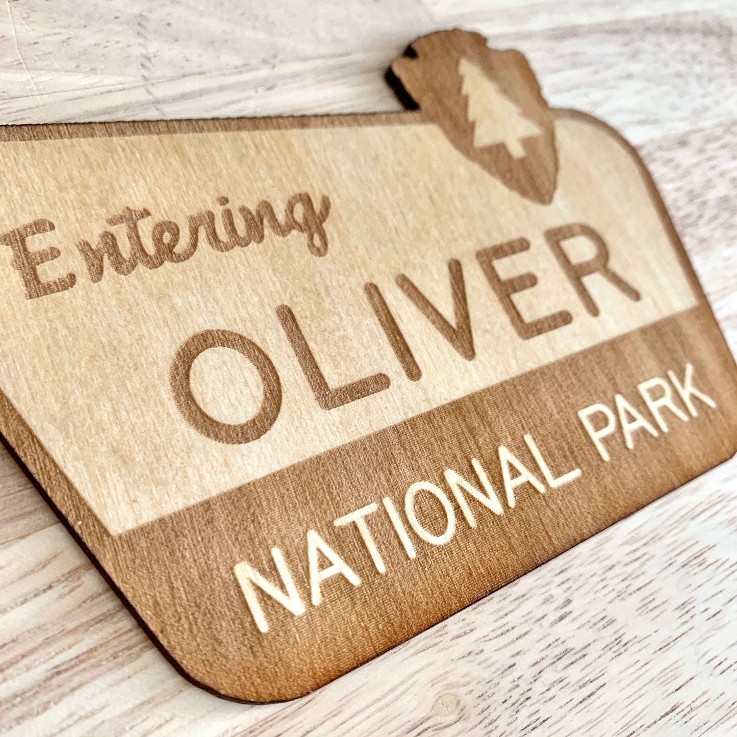National Park Sign / Baby Name Sign / Last Name Sign / Wooden Name Sign / Baby Announcement Sign