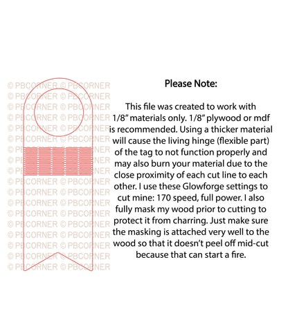 DIGITAL DOWNLOAD / Flexible Wine Tag SVG Cut File / Glowforge Gift Label / Laser Cut Wine Tag / Wine Gift Tag Laser Cut File