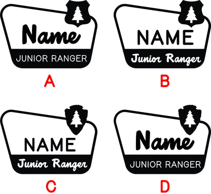 National Park Pin / Junior Ranger Pin / Custom Wooden Pin / National Forest Pin / National Park Gift