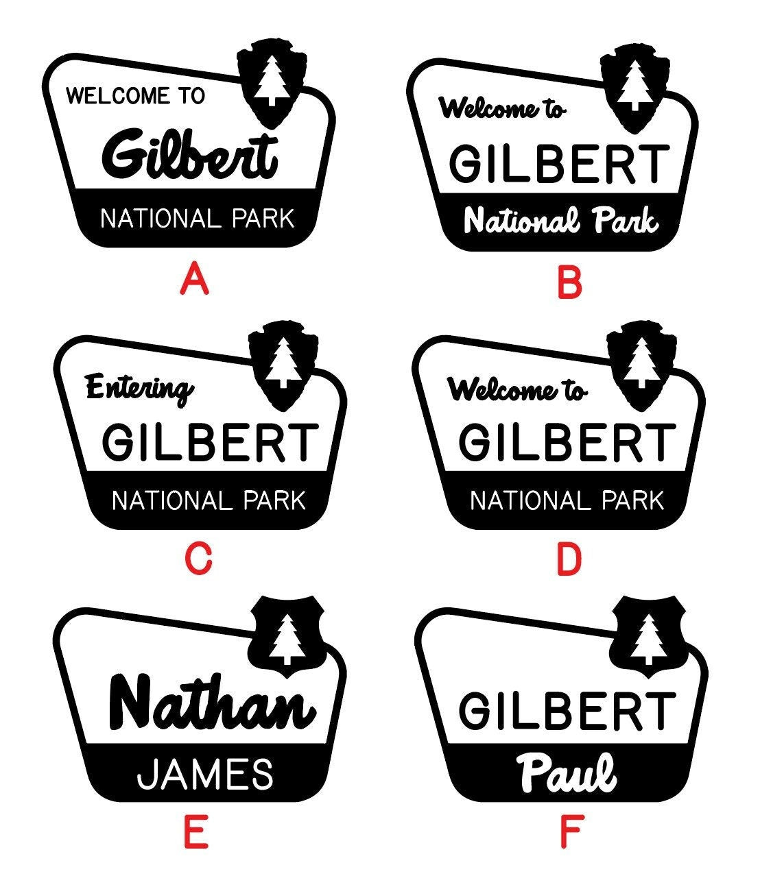 National Park Sign / Baby Name Sign / Last Name Sign / Wooden Name Sign / Baby Announcement Sign / Family Name Sign