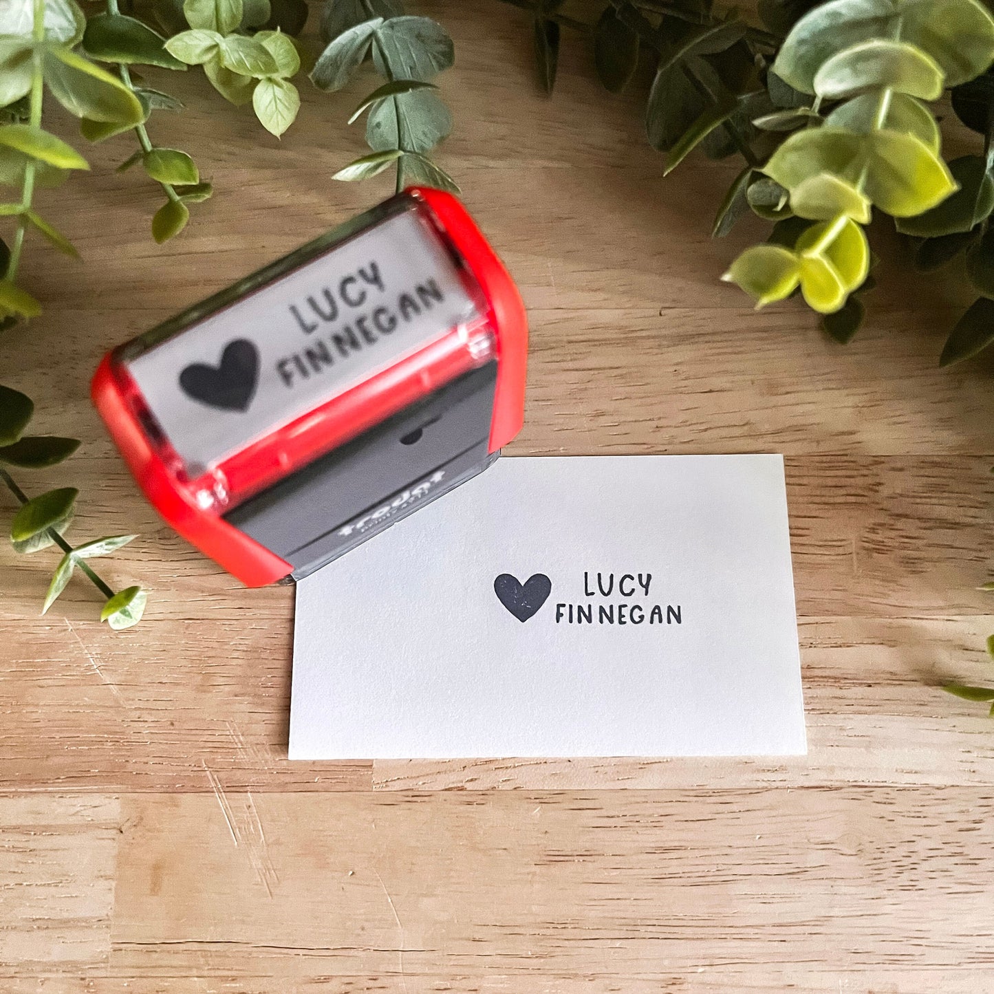 Clothing Stamp | Name Stamp for Clothing | Daycare Fabric Stamp | Love Heart Stamp | Kids Clothing Stamp | Camp Stamp