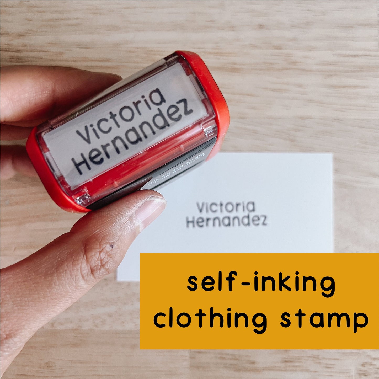 Clothing Stamp | Name Stamp for Clothing | Fabric Stamp | Daycare Stamp | Uniform Stamp | Kids Clothing Stamp | Camp Stamp | Clothing Label