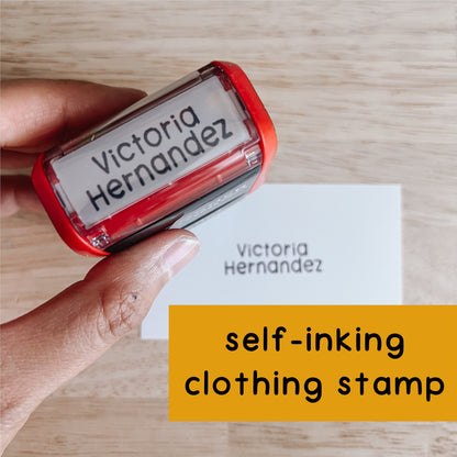 Clothing Stamp | Name Stamp for Clothing | Fabric Stamp | Daycare Stamp | Uniform Stamp | Kids Clothing Stamp | Camp Stamp | Clothing Label