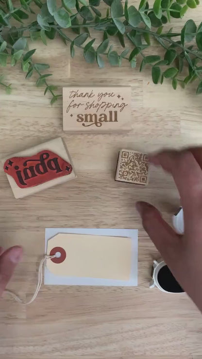 Wedding Rubber Stamp | Couple Initials | Monogram | Leafy Wreath