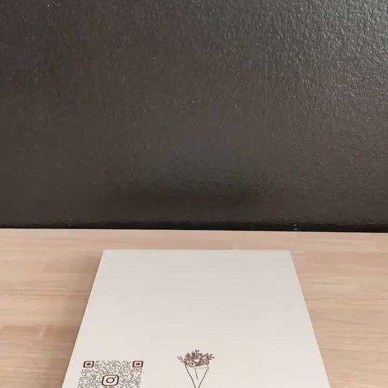 DIGITAL DOWNLOAD | Laser Cut File for A-frame Tabletop Menu Board | SVG