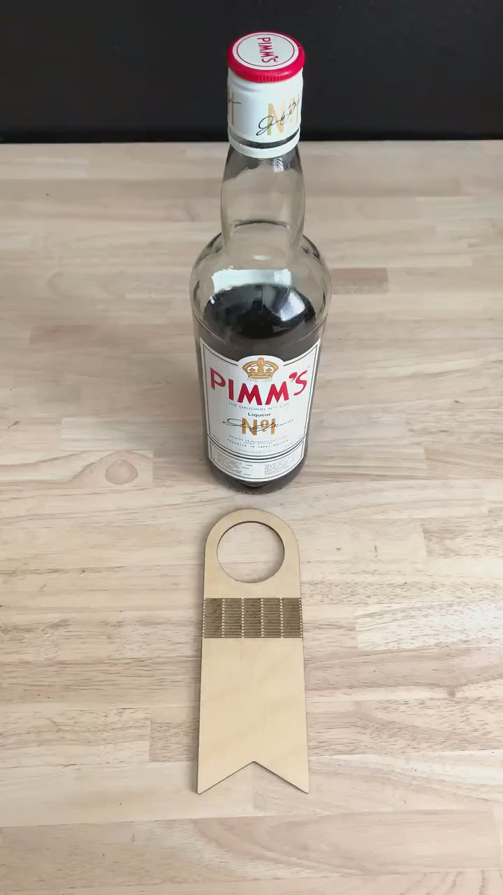 Flexible Wine Tag SVG Cut File / Digital Download / Glowforge Gift Label / Laser Cut Wine Tag / Wine Gift Tag Laser Cut File