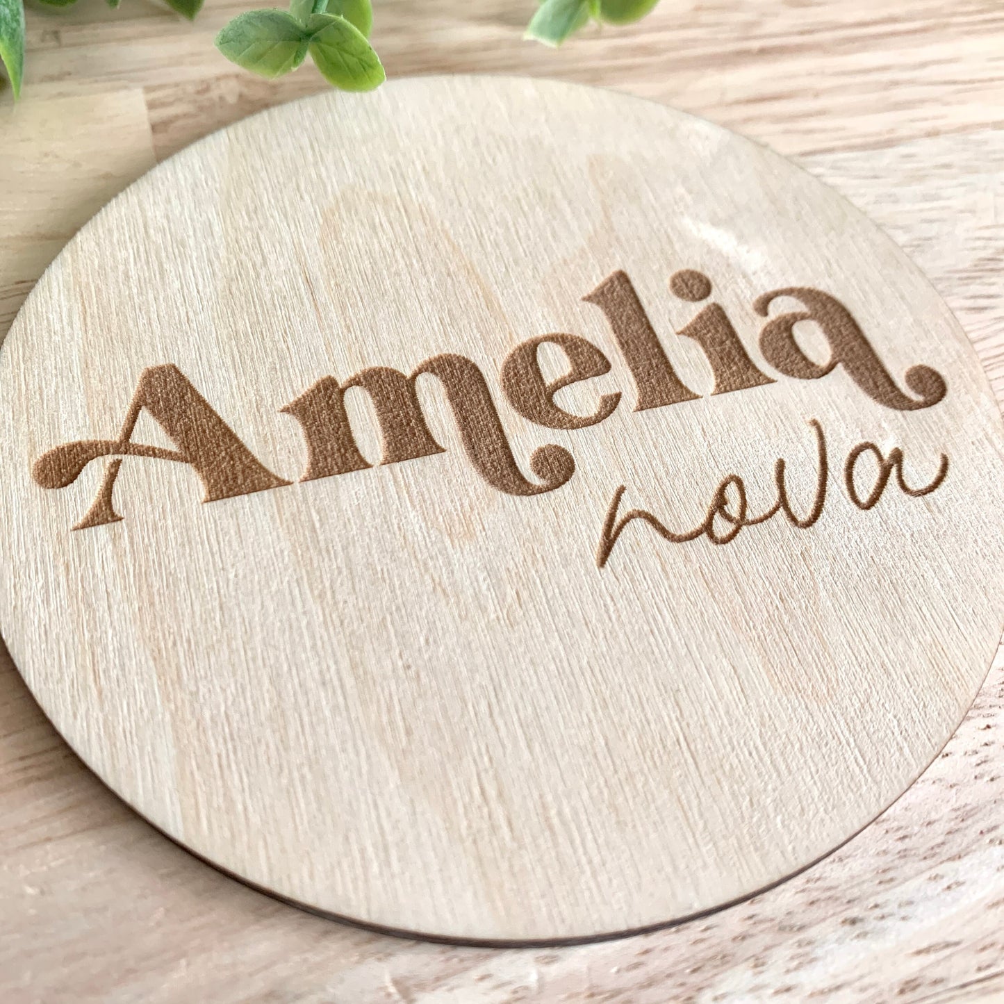 Baby Name Sign / Baby Photo Prop / Pregnancy Announcement / Wooden Sign