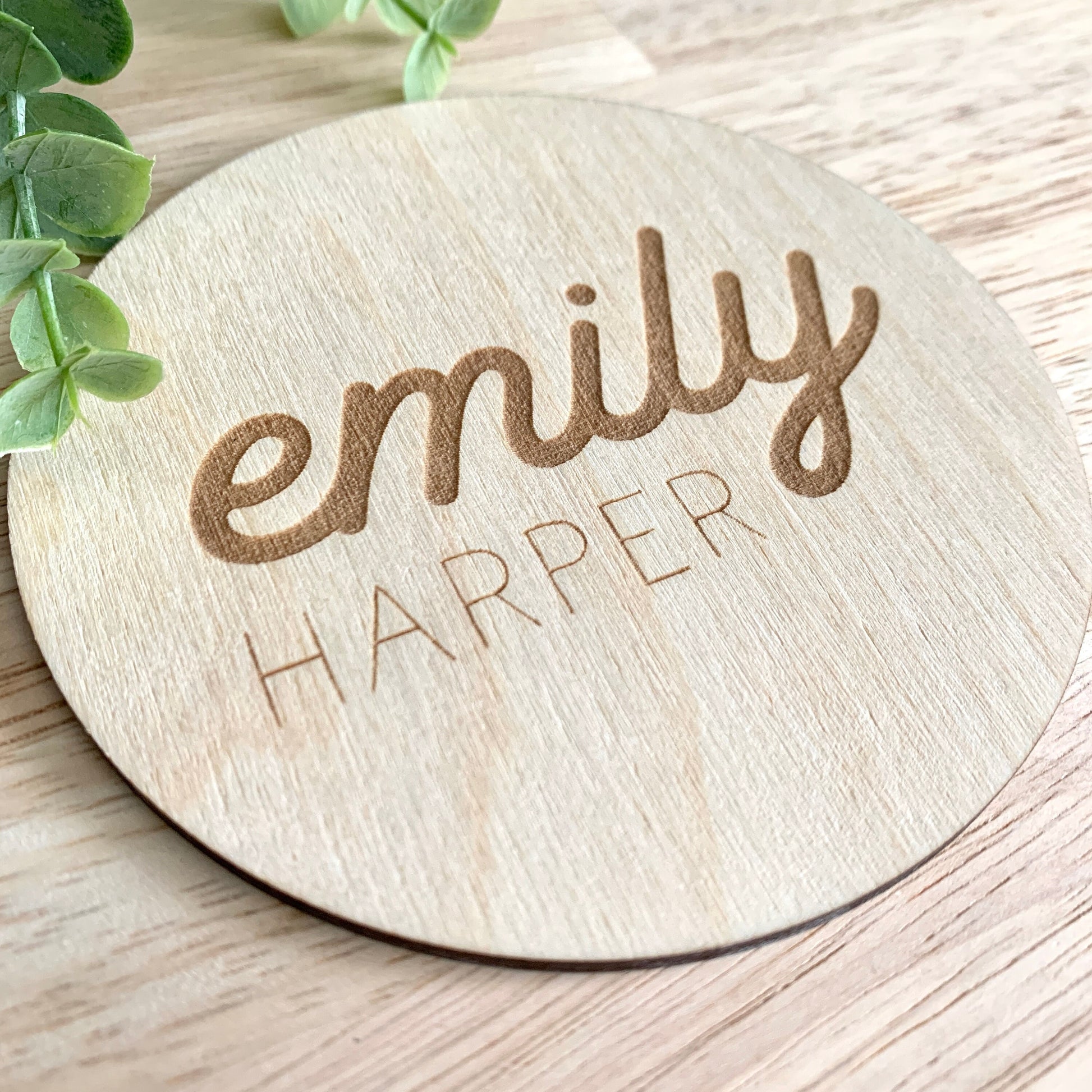 Baby Name Sign / Baby Photo Prop / Pregnancy Announcement / Wooden Sign