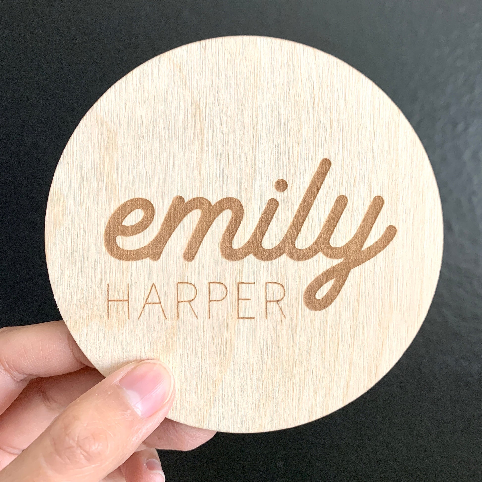 Baby Name Sign / Baby Photo Prop / Pregnancy Announcement / Wooden Sign