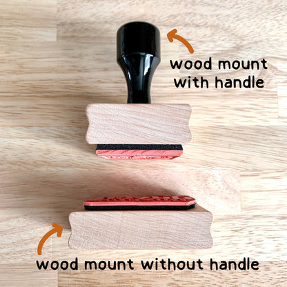 Fragile Handle With Care Rubber Stamp / Packaging Stamp / Small Business Branding Stamp / Eco Friendly Packaging