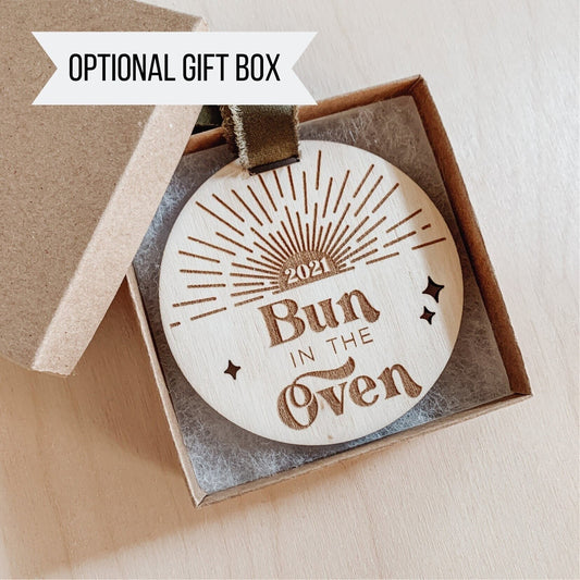 Bun In The Oven Ornament | Pregnancy Announcement