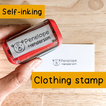 Clothing Stamp | Name Stamp for Clothing | Fabric Stamp | Daycare Stamp | Uniform Stamp | Kids Clothing Stamp | Camp Stamp | Clothing Label