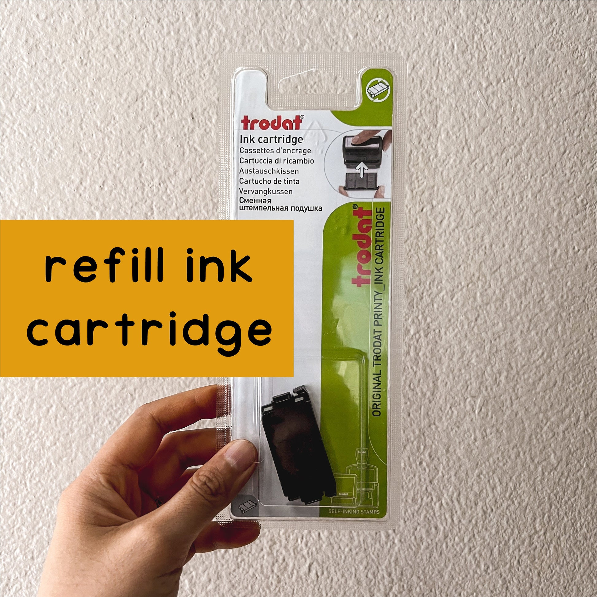 Refill Ink Cartridge for Clothing Stamp | Refill Ink Cartridge for Trodat 4911 Fabric Stamp