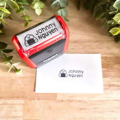 Clothing Stamp | Name Stamp for Clothing | Daycare Fabric Stamp | Onigiri Stamp | Kids Clothing Stamp | Camp Stamp | Clothing Label